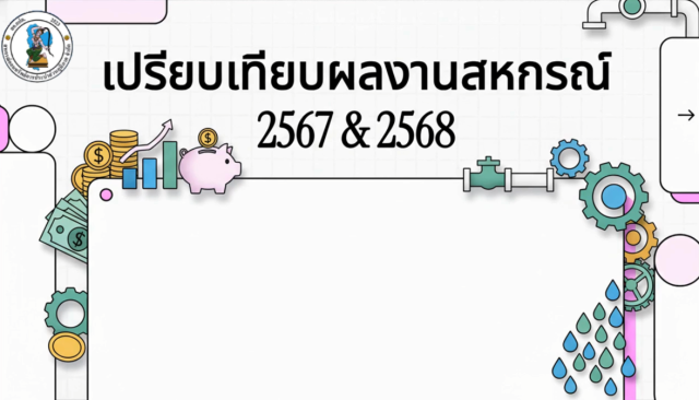 เปรียบเทียบผลงานสหกรณ์ปี2567- 2568